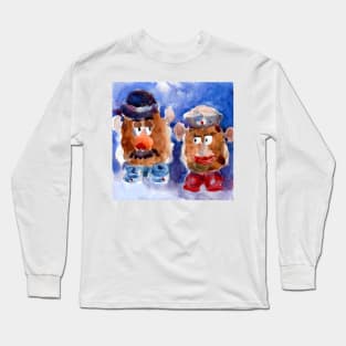 Mr.and Mrs Potatoe Head Long Sleeve T-Shirt